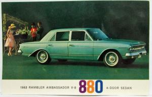 1963-1964 Rambler Postcard Lot American Ambassador Classic