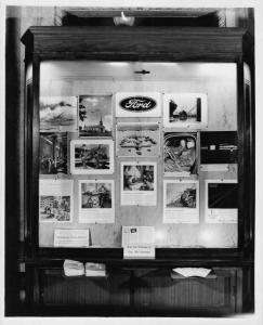 1945 & 1946 Ford Ads in Christian Science Monitor Display Case Photo Lot 0001