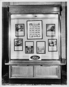 1945 & 1946 Ford Ads in Christian Science Monitor Display Case Photo Lot 0001