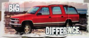 1998 Holden Suburban V8 Australian Dealer Sales Brochure Features Specs