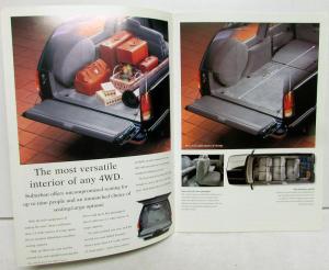 1998 Holden Suburban V8 Australian Dealer Sales Brochure Features Specs