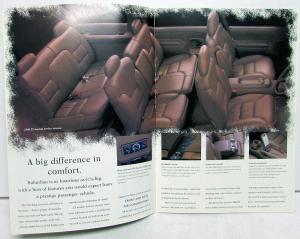 1998 Holden Suburban V8 Australian Dealer Sales Brochure Features Specs