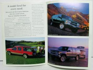 1998 Holden Suburban V8 Australian Dealer Sales Brochure Features Specs