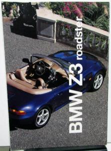 1996 BMW Z3 Roadster Dealer Sales Brochure Features Options