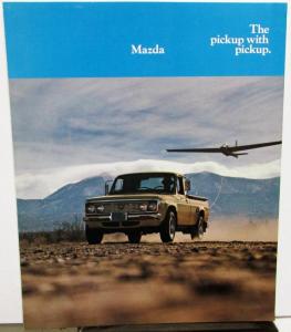 1974 Mazda Pickup Truck Dealer Sales Brochure Rotary B1600 Features Specs