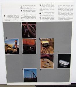 1974 Mazda Pickup Truck Dealer Sales Brochure Rotary B1600 Features Specs