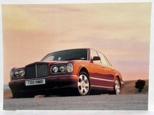 2000 Rolls-Royce & Bentley Motor Cars Press Kit - Arnage