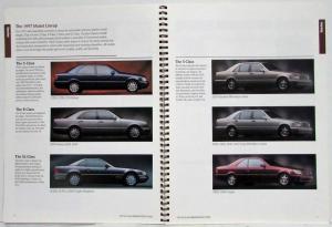 1997 Mercedes-Benz SL Class Dealer Data Book Presentation Guide Sales Reference