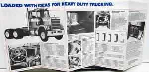 1977 Chevrolet Bison Truck Dealer Pocket Sales Brochure Chevy HD Features