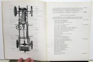 1915 Peerless Models 54 & 55 Four Six Instruction Owners Manual No 11 Original