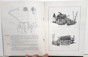 1915 Peerless Models 54 & 55 Four Six Instruction Owners Manual No 11 Original