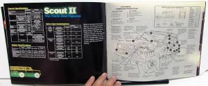 1980 International Scout Dealer Sales Brochure IH Scout II Traveler Terra Specs