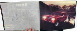 1980 International Scout Dealer Sales Brochure IH Scout II Traveler Terra Specs