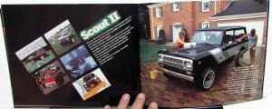 1980 International Scout Dealer Sales Brochure IH Scout II Traveler Terra Specs