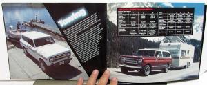 1980 International Scout Dealer Sales Brochure IH Scout II Traveler Terra Specs