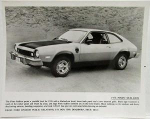 1976 Ford Stallion Package Press Kit - Mustang II Pinto Maverick