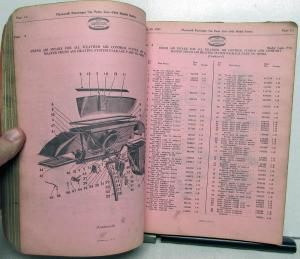 1942 Plymouth P14 Passenger Car Dealer Parts List Book Manual Original Mopar 42