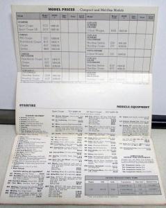 1976 Oldsmobile Specs Book Prices Equipment Color Trim DEALER ONLY ITEM Original