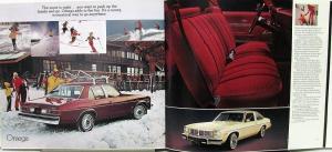 1976 Oldsmobile 442 Cutlass Omega Starfire Color Sales Brochure Original