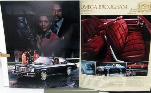 1978 Oldsmobile Cutlass Supreme Salon Cruiser 442 Omega Starfire Sales Brochure