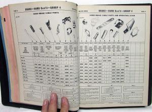 1936 1937 1938 1939 1940 1941 1942 Dodge Parts Book Manual Car Original W/Binder