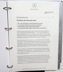 2004 Mercedes-Benz North American International Auto Show Press Kit