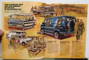 1984 Ford Dealer Sales Brochure RV Buyers Guide Campers Trucks Towing Trailering