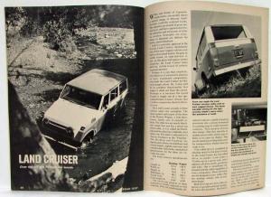 1968 Road Test Magazine - Special Toyota Issue Vol 4 No 7 - 2000 GT Land Cruiser