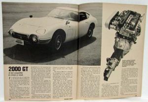 1968 Road Test Magazine - Special Toyota Issue Vol 4 No 7 - 2000 GT Land Cruiser