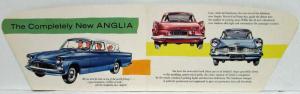 1960 Ford Anglia Color Sales Brochure - Light Blue - Original