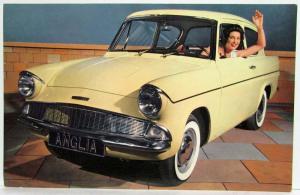 1960 Ford Anglia Deluxe Color Post Card