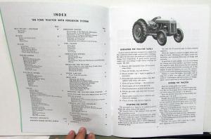 1939-47 Ford Model 9N & 2N Tractor Service Shop Manual Ferguson System New Repro