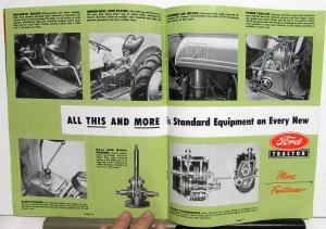 1949 Ford Tractor With Dearborn Farm Equipment Dealer Sales Brochure Features