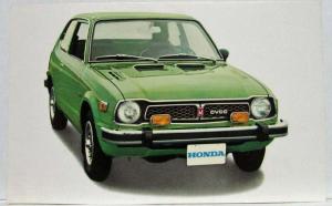 1975 Honda Civic CVCC Postcard