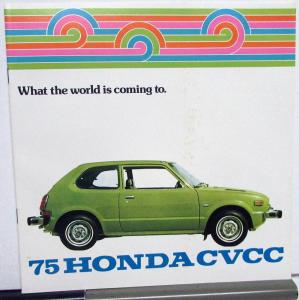 1975 Honda CVCC Sales Brochure