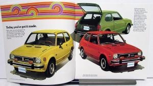 1975 Honda CVCC Sales Brochure