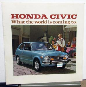 1975 Honda Civic Sales Brochure