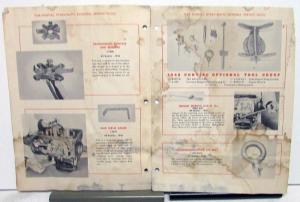 1948 Pontiac Dealer Hydra-Matic Transmission Essential Service Tools Catalog