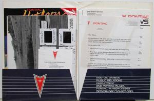 1992 Pontiac Press Kit - SSEi Grand Am Bonneville Photosport4