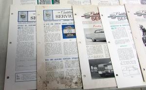 1968 The Cadillac Serviceman Dealer Technical Service Bulletins Set Of 12