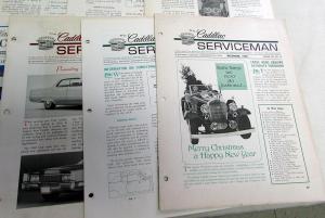 1968 The Cadillac Serviceman Dealer Technical Service Bulletins Set Of 12