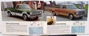 1974 Canadian Dodge Trucks Dealer Brochure French Text D100 D200 D300 Pickup