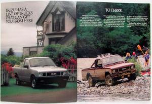 1987 Isuzu Pickup Sales Brochure