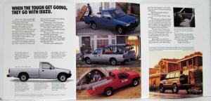 1988 Isuzu Fleet Program Sales Folder Brochure - Pickup and Trooper II