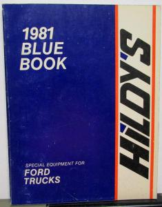 1981 Hildys Ford Blue Book Aftermarket Truck & RV Accessories Equipment Catalog