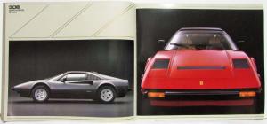 1983 Ferrari 308 Quattrovalvole US Version Sales Brochure