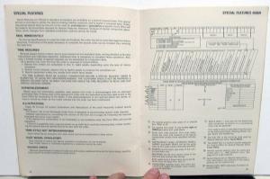 1978 Cadillac Optional Specifications Dealer Sales Reference Data Book Ordering