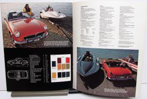 1973 MG MGB Sales Brochure