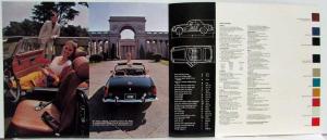 1972 MG MGB Sales Brochure