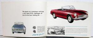 1964 MG MGB with 1800 cc Engine Sales Brochure - Safety Fast